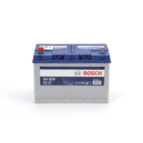 Фото - Автомобильный аккумулятор Bosch S4 12В 95А 830А L+ (0092S40290)